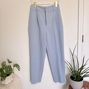 ZARA Blue Pleated Trousers Pants